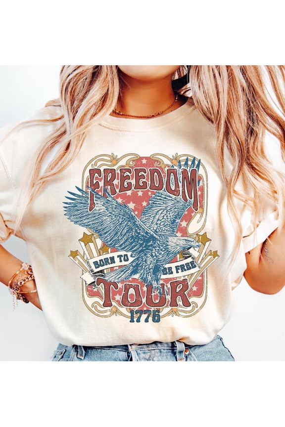 Freedom Tour 1776 T-shirt, American Eagle Shirt, 4th Of July Shirt, Freedom Shirt, Independence Day Gift, Patriotic Shirt, Memorial Day Gift