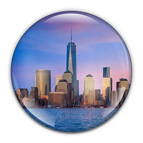 Freedom Tower Paperweight in Gift Box, 3 Inch Crystal Dome, Perfect for House Warming Gift