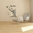 thumbnail image 1 of Freedom - Tree Trunk Silhouette Birds Tree Trunk Silhouette Design Vinyl Wall Art Sticker Wall Decal Home Kids Nursery Room Study Room Kinder Boys Girls Décoration Design Wall Decor Size (40x24 inch), 1 of 3