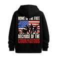 thumbnail image 1 of Freedom Warriors sweatshirt Veteran men's machine washable black Solid Color Design Long Sleeve Casual Hooded Sweatshirt elegant for dad graphic Retro Unisex Shirt Crewneck tshirts, 1 of 7