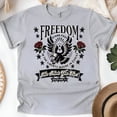 thumbnail image 1 of Freedom in Christ Shirt – Galatians 5:1 Bible Verse Christian Graphic Tee, Sport Grey, Size XL, 1 of 6