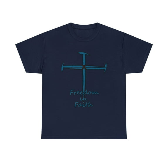 Freedom in Faith, Custom Hand Drawn Christian Art, Jesus Lives Loves You.
