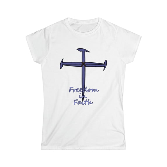 Freedom in Faith, Custom Hand Drawn Christian Art, Jesus Lives Loves You.