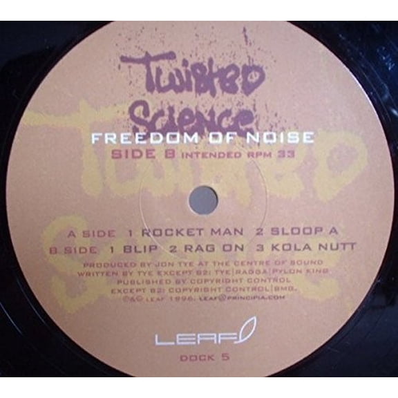 Twisted Science - Freedom of Noise - Music & Performance - Vinyl