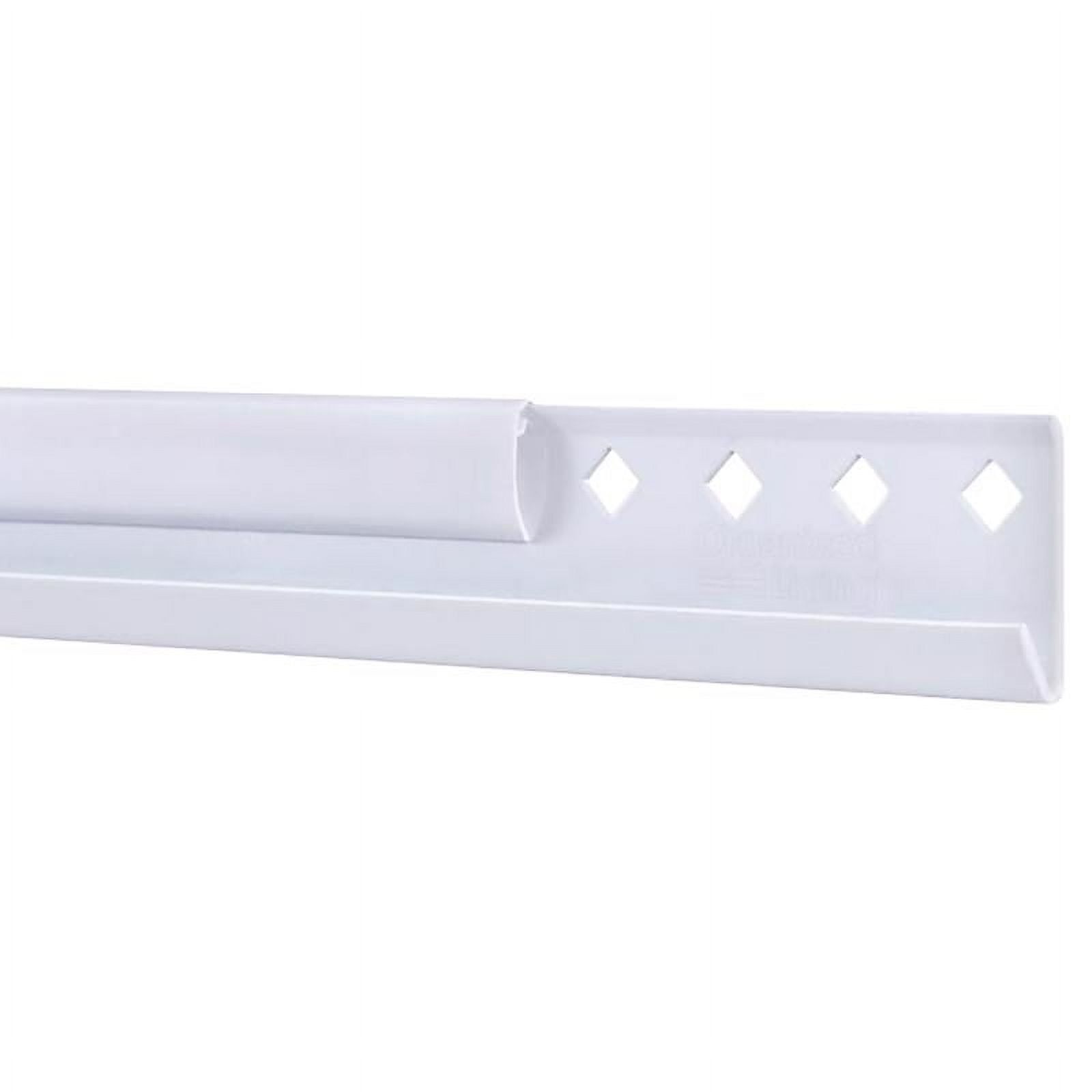 FreedomRail 24 In. White Horizontal Hanging Rail with Cover 7913452411