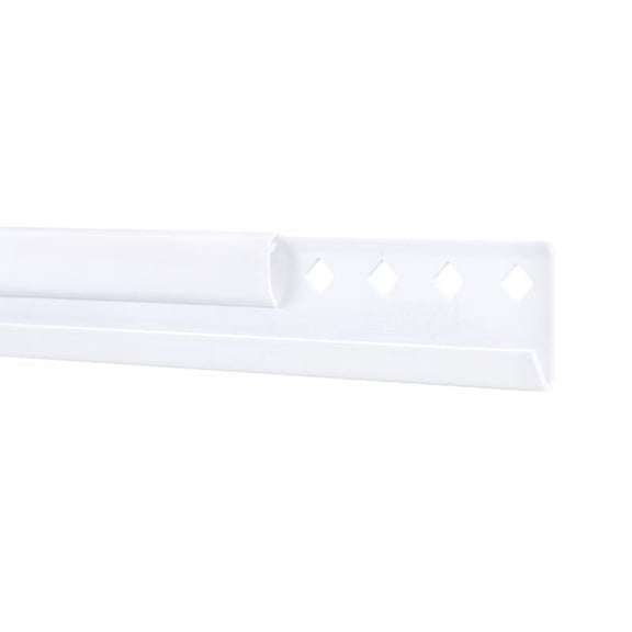 FreedomRail 60 In. White Horizontal Hanging Rail with Cover 7913456011