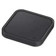 FreedomTech 15W Wireless Charger Single, Cordless Super Fast Charging Pad for Galaxy Phones and Devices, USB C Cable Included, 2022, US Version, Black