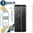 thumbnail image 1 of FreedomTech Galaxy S9 Plus Screen Protector 3 Pack Tempered Glass Full Coverage 9H Hardness Anti-Scratch Anti-Bubble 3D Curved Tempered Glass Screen Protector Compatible Samsung Galaxy S9+, 1 of 3
