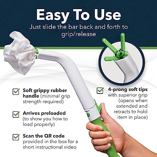 FreedomWand Multipurpose Toilet Aid 14.5” Toilet Paper Helper for All