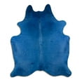 thumbnail image 1 of Freedoms DYED cowhide rugs for sale DYED NAVY BLUE rug, 1 of 1