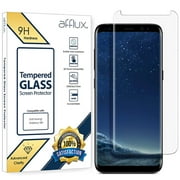 Freedomtech Full Cover Tempered Glass Screen Protector for Samsung Galaxy S8 Plus (1-Pack, Clear)