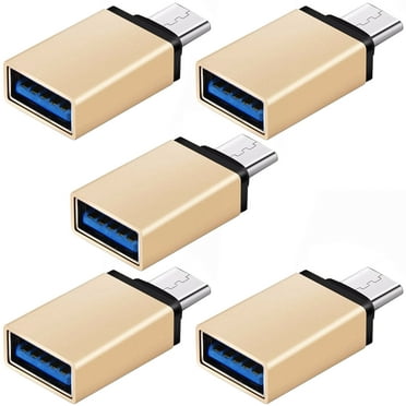 Freedomtech USB C Male to USB 3.0 A Female Connector Electronic Components & Accessories (5 Pack)