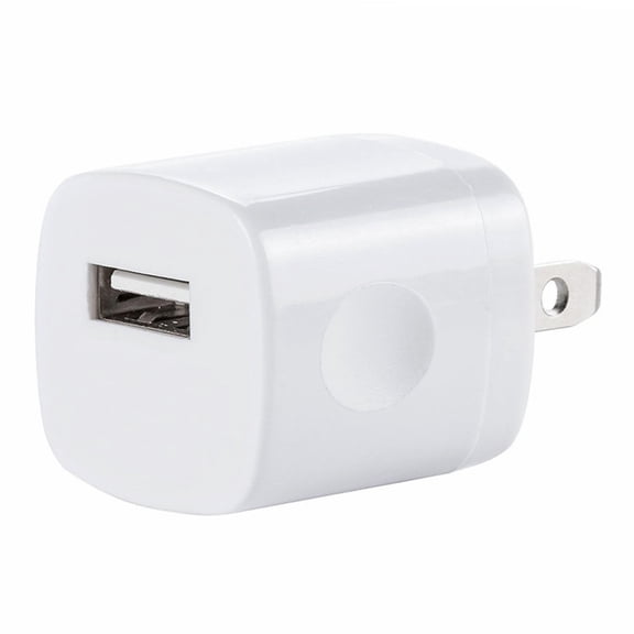 Freedomtech USB Wall Charger 1A 5V Fast Charging Adapter Plug Compatible with iPhone Samsung Android Smartphones