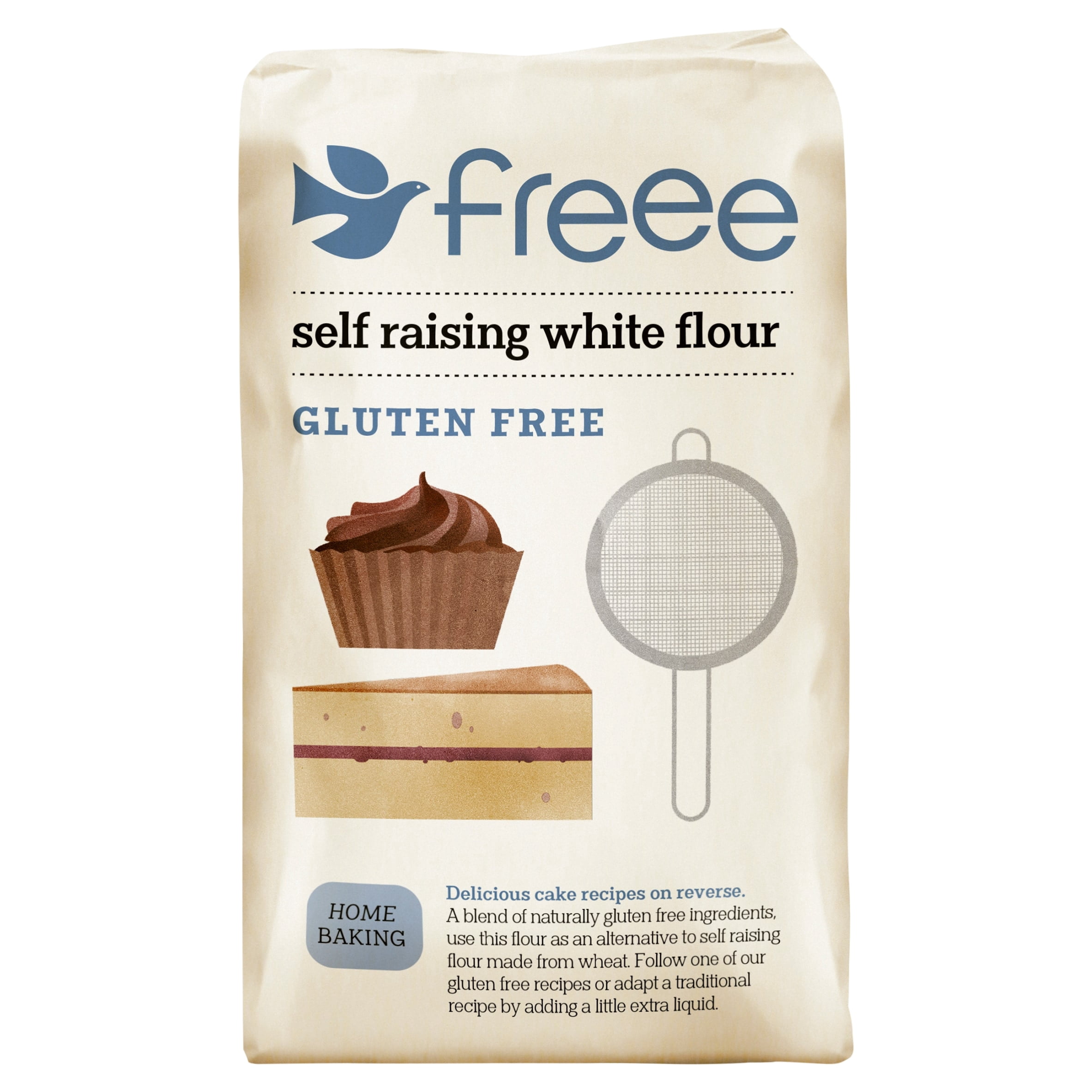 Freee Gluten Free Self Raising White Flour 1kg, Imported from Britain
