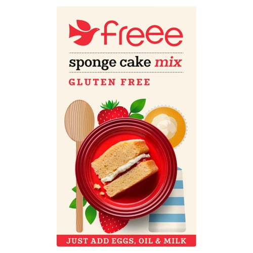 Freee Gluten Free Sponge Cake Mix 350g, British Import (Pack of 2)