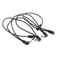 Freeency 5 Way Right Angle Pedal Power Daisy Chain Cable for Guitars and Basses Effect Pedals