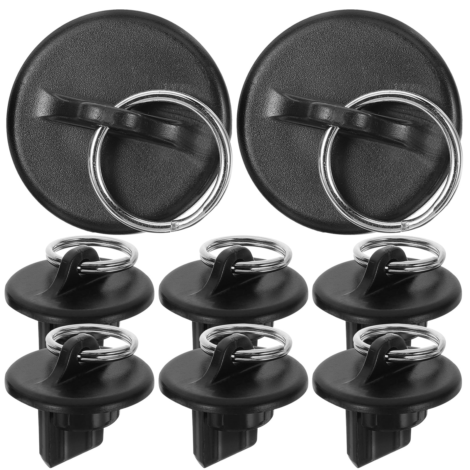 Freeency 8pcs Bungee Kit Sunshades Blackout Stopper Roller Up Blinds Replacement Bungee Cord Plugs