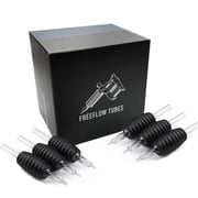 Freeflow Disposable Tattoo Tube with 1 Grip 11 Round Tip 11RT Clear Tube Tip Sterilized Lot Number