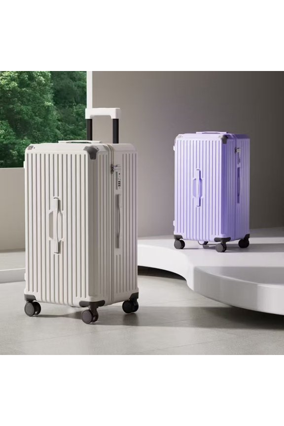 Freeform Large Checked Luggage with Dual 360 Spinner Wheels - TSA Lock, Airline-Approved - Lightweight Durable Polypropylene Expandable Hardshell