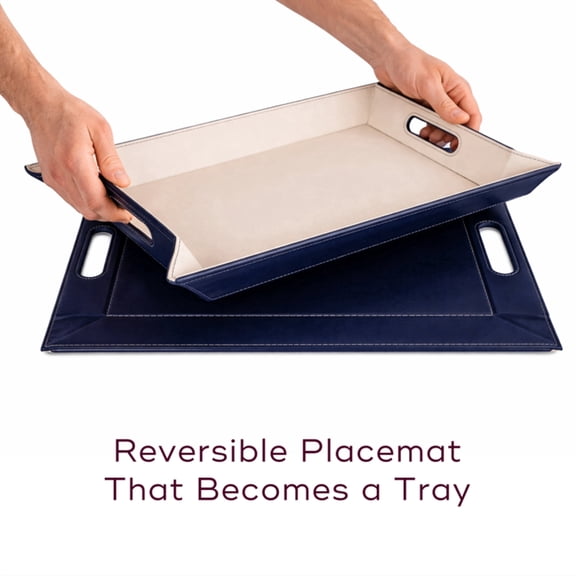 Freeform PLACEsMAT™ 2-in-1 Placemat / Serving Tray – Reversible for Couch, Ottoman, Desk & Outdoor Dining