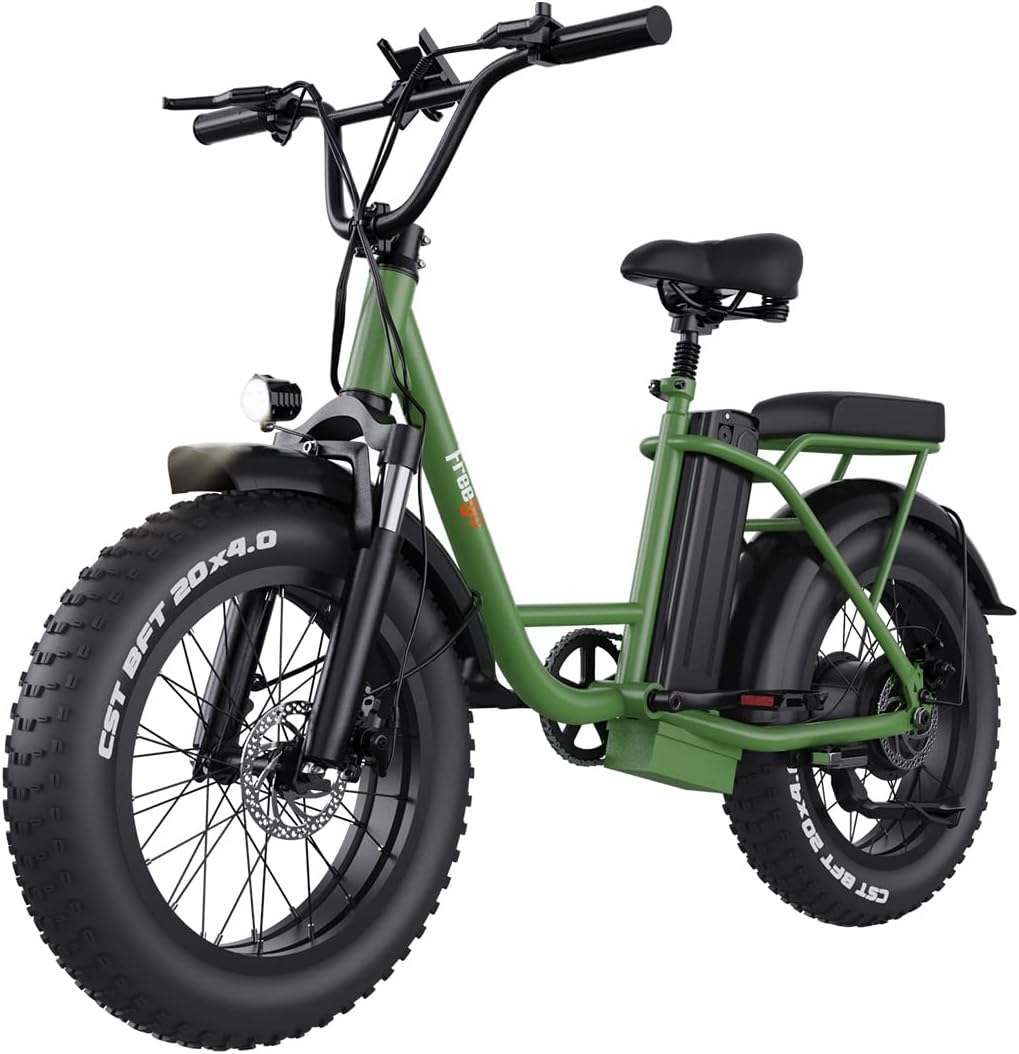 Freego Electric Bike for Adults, 750W/48V/15Ah, 20x4.0 Fat Tires Ebike