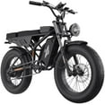 thumbnail image 1 of Freego F2 PRO Electric Motorcycle for Adults, Electric Dirtbike, 1400W Peak/48V/22.5Ah, 20" x4 Fat Tire Off Road Electric Bicycles, Max 34MPH/55Miles 7-Speed Full Suspension, 1 of 8