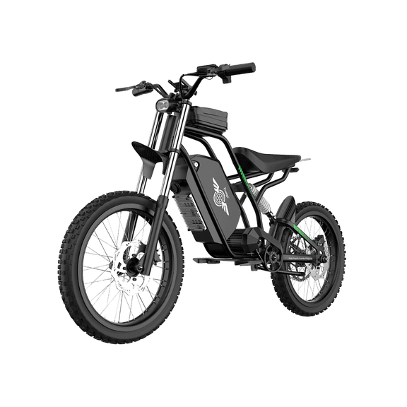 Freego NOVA 3 Mid-Drive All-Terrain Dirt Electric Motorcycle Bike, 3000W(Peak) Mid-Drive Motor, 60V/25Ah,Max 40MPH, 17x3 Tire ,Full Suspension Hydraulic Brake