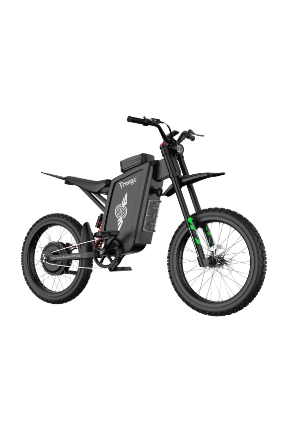 X3PRO All-Terrain Electric Dirt Bike, 56 MPH/4500W/72V 50Ah, 19'' Mountain Electric Bike, 4Piston Hydraulic Disc Brakes, Off-road Electric Bike For Adult