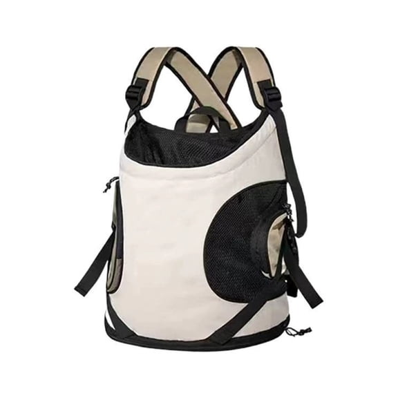 Freeing Hand Chest Mounted Dog Cats Backpacks Durability Polyester Build Adjustable Shoulder Strap For Outdoor Activity