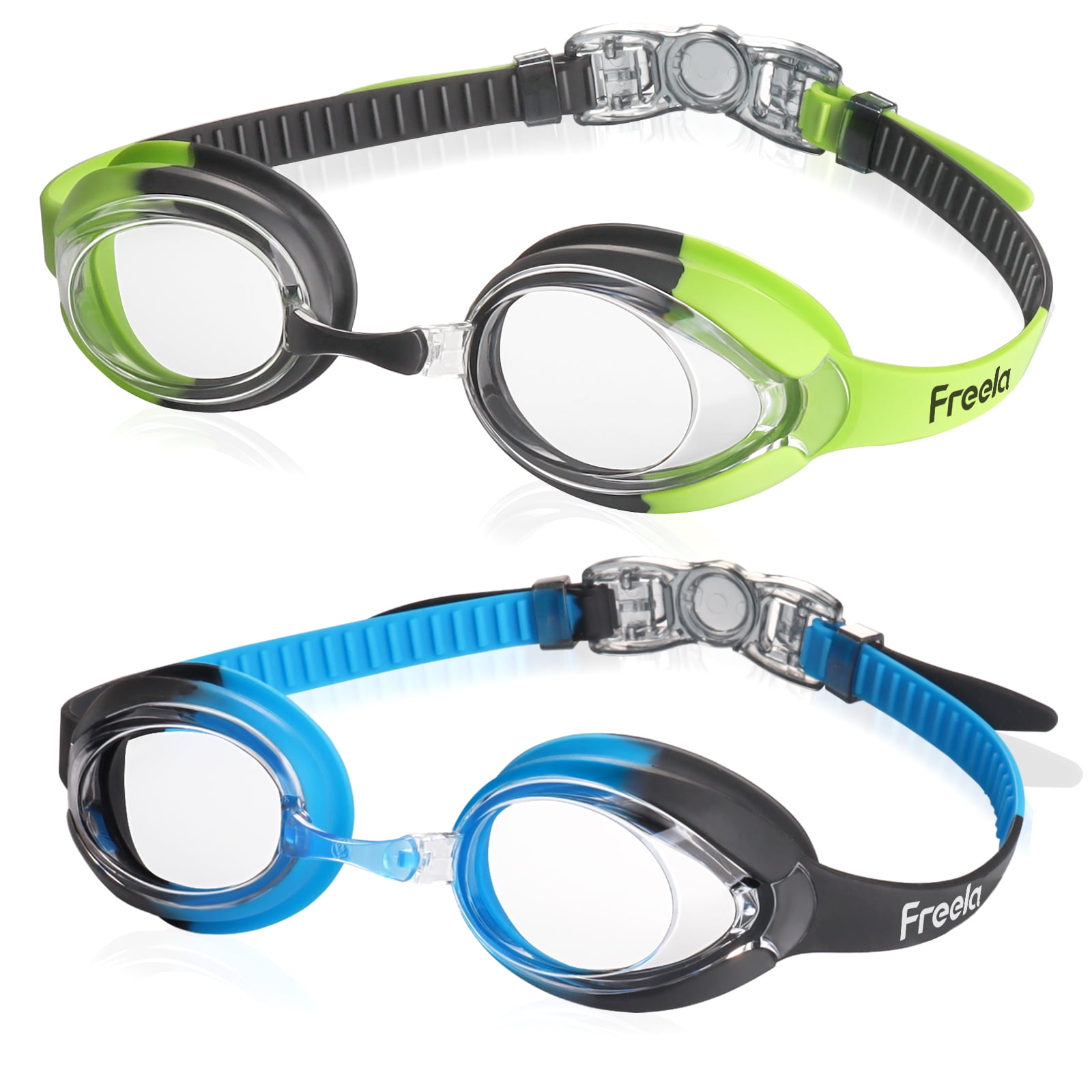 Freela 2Pack Swim Goggle for Kids Toddlers Children Youth(312