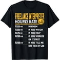 thumbnail image 1 of Freelance Interpreter Hourly Rate - Freelance Translator T-Shirt Black 2X-Large, 1 of 4