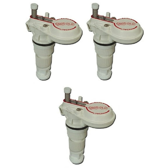 Freeland FF Free-Flo Heavy-Duty Plastic No Float Automatic Livestock Watering Shutoff Valve - Quantity of 3