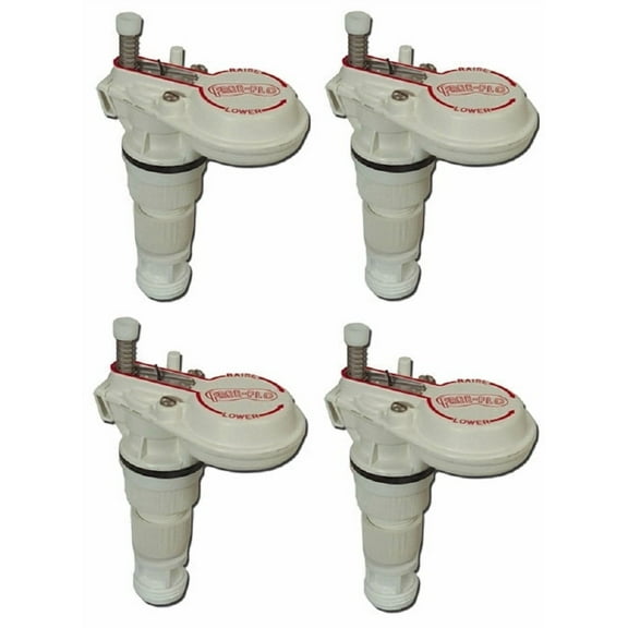 Freeland FF Free-Flo Heavy-Duty Plastic No Float Automatic Livestock Watering Shutoff Valve - Quantity of 4