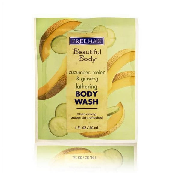Freeman Beautiful Body Cucumber, Melon & Ginseng Body Wash 30ml/1oz