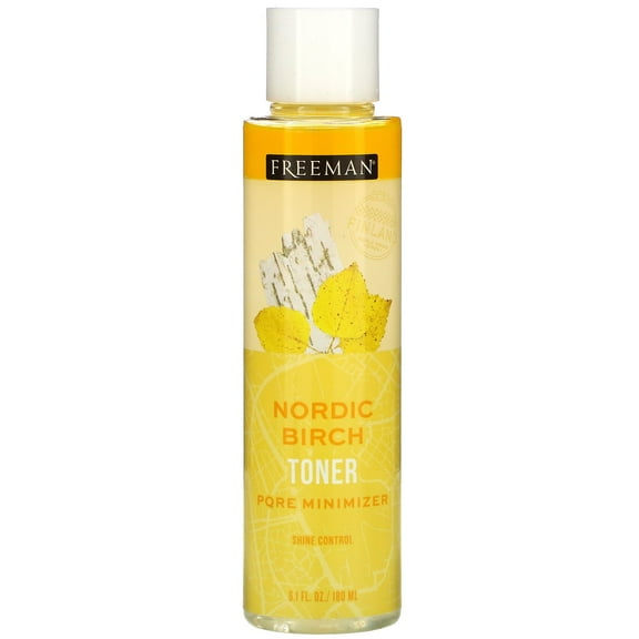 Freeman Beauty Nordic Birch Toner, Pore Minimizer, Shine Control, 6.1 fl oz (180 ml)