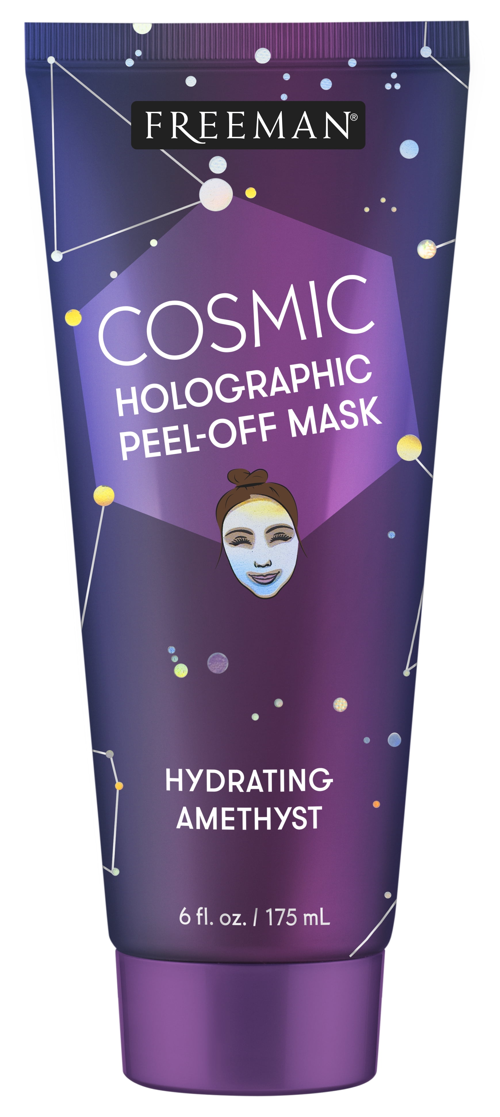 Cosmic Holographic Hydrating Amethyst Peel Facial 6 fl. oz. ml Tube - Walmart.com