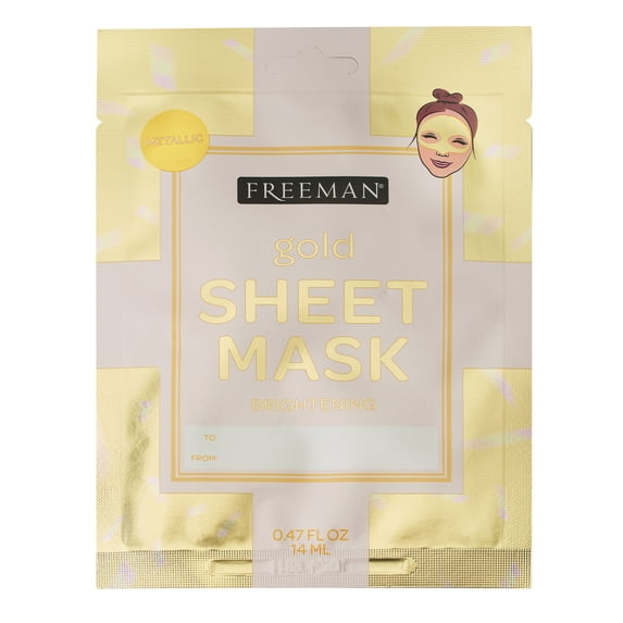 Freeman Cosmic Metallic Brightening Gold Sheet Mask