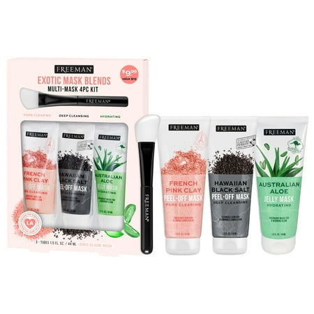 Freeman Exotic Mask Blends Multi Mask Kit, 4 Piece Set