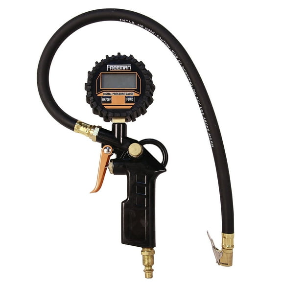 Freeman FATDTI Digital Tire Inflator with LCD Pressure Gauge