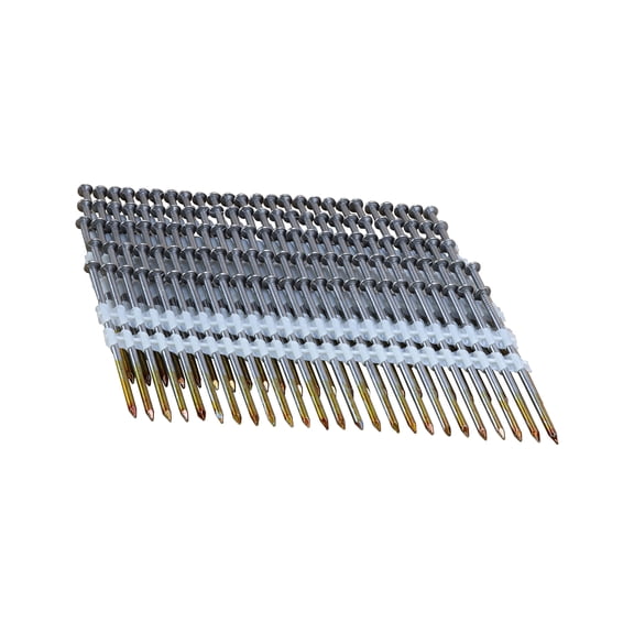 Freeman 21 .131 in. x 3-1/4 in. Plastic Collated Galvanized Ring Shank Framing Nails (2000 Count)