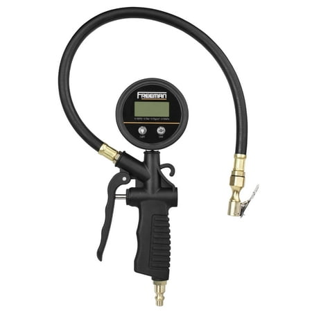 Freeman Digital Tire Inflator with LCD Pressure Gauge