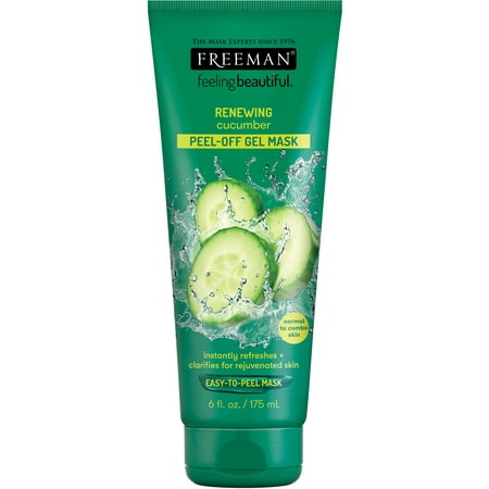 Freeman Feelings Beautiful Cucumber Facial Peel-Off Mask, 6.0 FL OZ