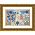 thumbnail image 1 of Freeman Gage Delamotte 14x11 Gold Ornate Wood Frame and Double Matted Museum Art Print Titled - Faith (1864), 1 of 4