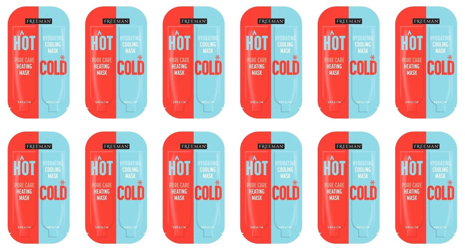 Freeman Hot & Cold Mask 2in1 Pore Care Heating & Hydrating Cooling Mask ...