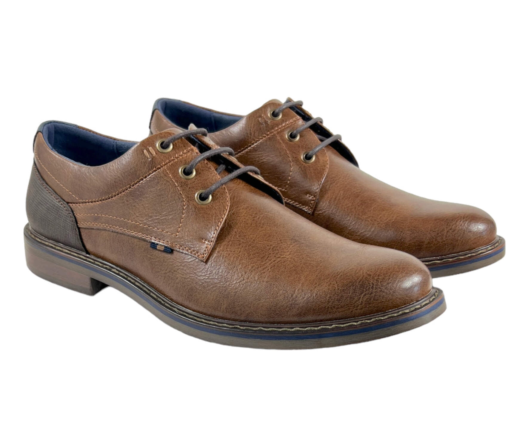Freeman Knox Brown Mens Dress Shoes - Mens Casual Shoes - Brown Shoes ...