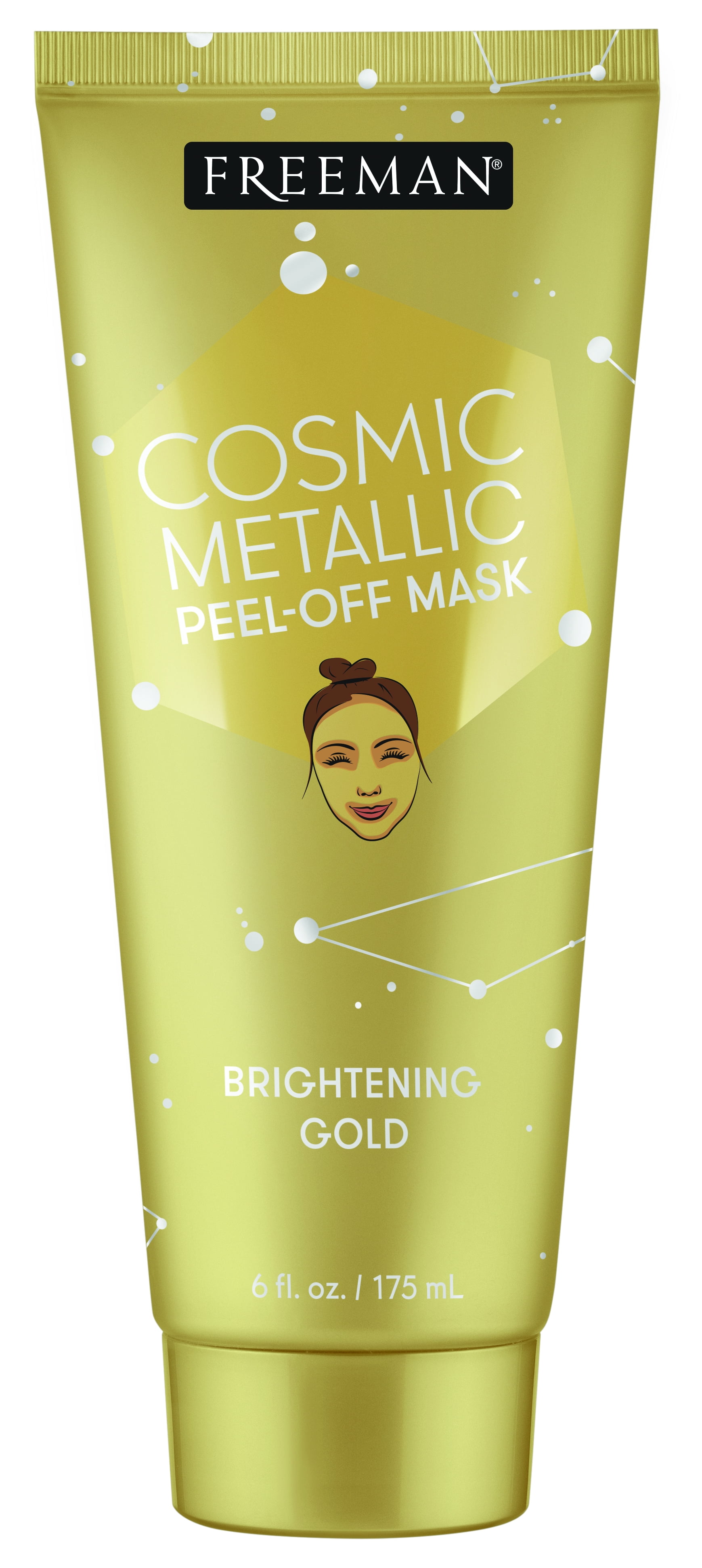 Freeman Metallic Brightening Gold Mask - Walmart.com