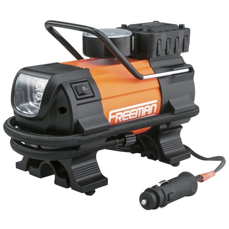 Freeman Portable 12-Volt Inflator with Gauge