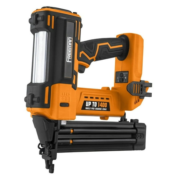 =Freeman PE20VT1850 20 Volt Cordless 18-Gauge 2" Brad Nailer (Tool Only) 1400 Shots per Charge