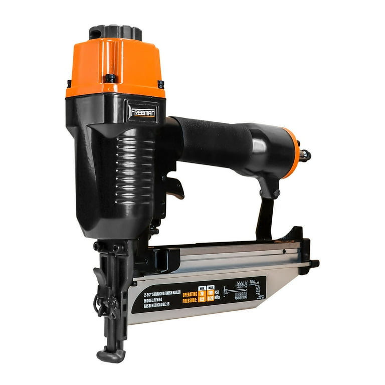 Pneumatic 16-Gauge 2-1/2 in. Straight Finish Nailer Pneumatic 16-Gauge 2-1/2 in. Straight Finish Nailer