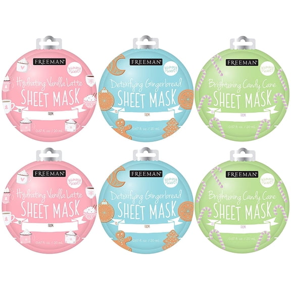 Freeman Sheet Mask for Face 6 Count - Assorted